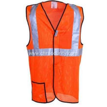 Mesh Orange Hi-Vis Safety Vest